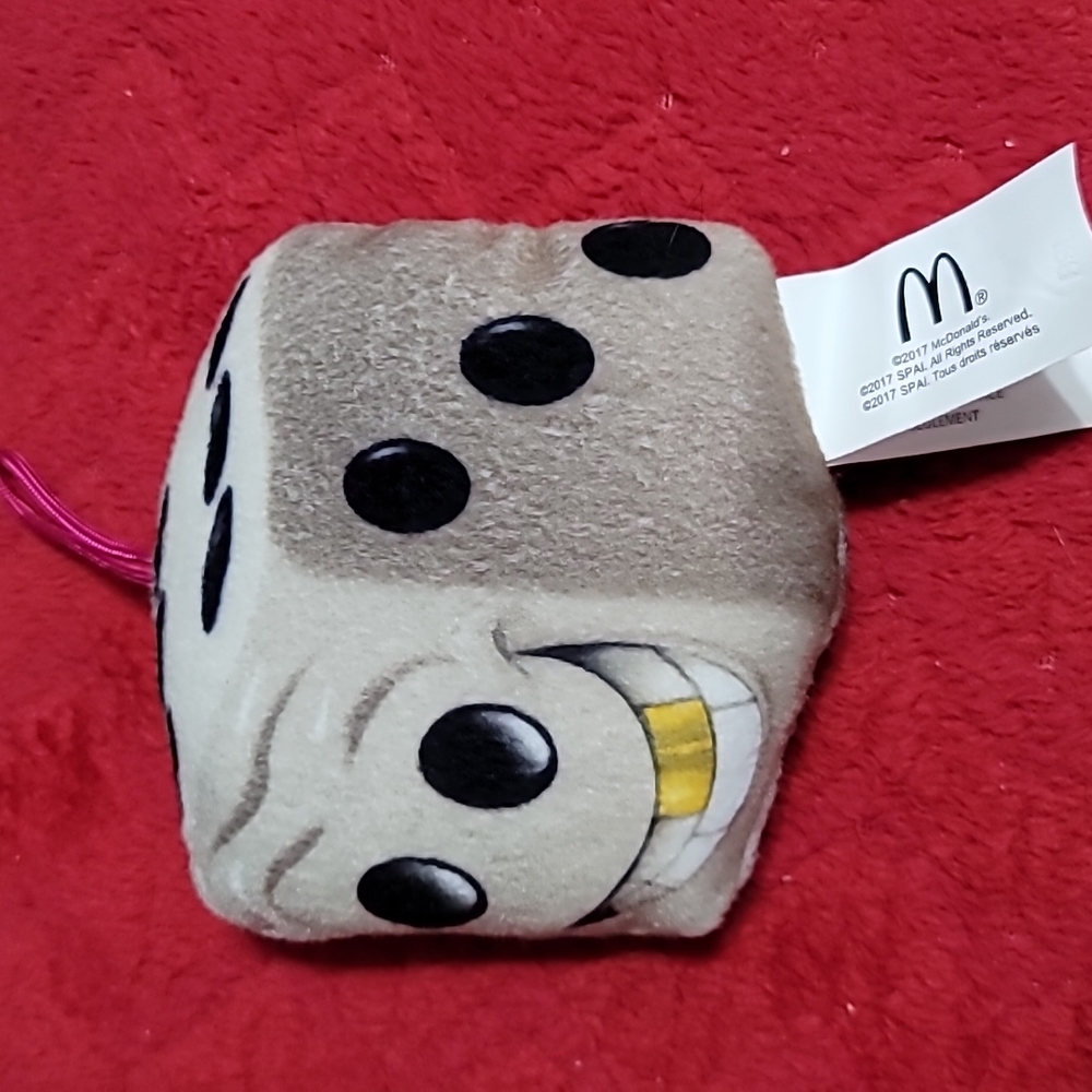 The EMOJI Movie PLUSH 2017 Mcdonalds Happy Meal Toy Dice